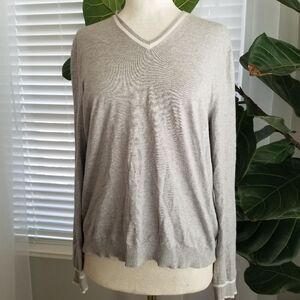 Banana republic v-neck pullover cardigan 100% cotton size medium